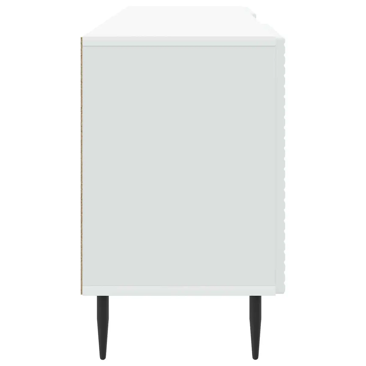 TV Cabinet Engineered Wood 150 x 31 x 50 cm White Lowboard Storage Unit