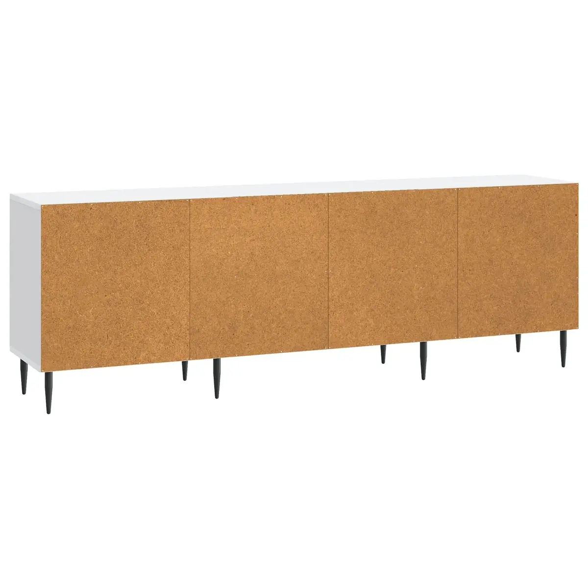 TV Cabinet Engineered Wood 150 x 31 x 50 cm White Lowboard Storage Unit