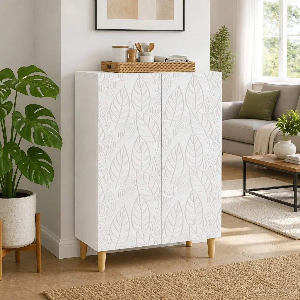 White Sideboard Cabinet Storage Unit Living Room Dining Furniture Buffet Dresser