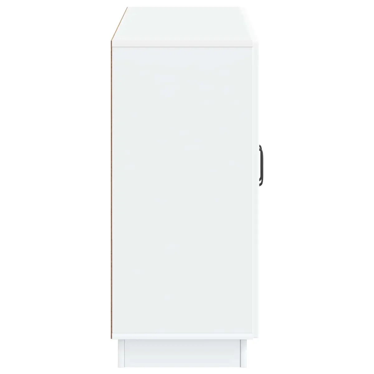White Sideboard Modern Storage Cabinet Buffet Dining Room Furniture Engineered
