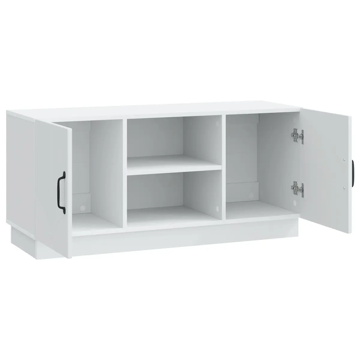 White TV Cabinet Entertainment Centre Storage Unit Modern Living Room Furniture