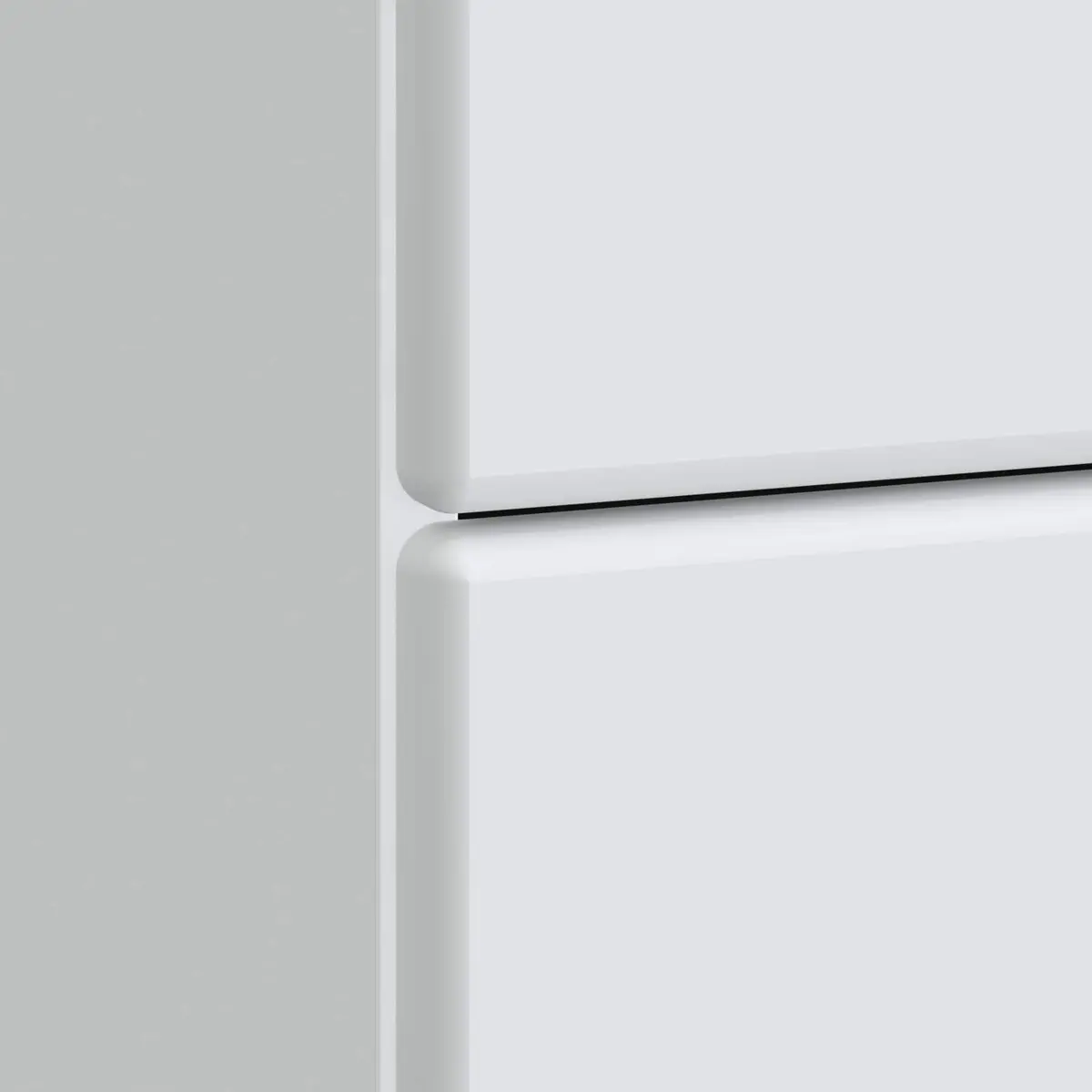Bedside Cabinet White Modern Bedroom Nightstand Storage Drawer Engineered Wood