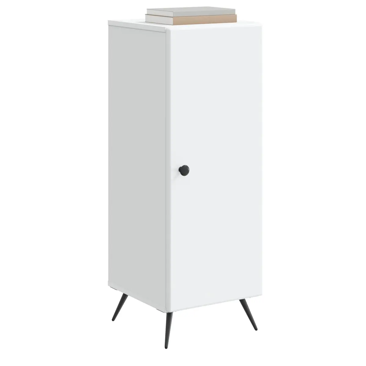White Sideboard Buffet Cabinet Storage Engineered Wood Dining Room Furniture