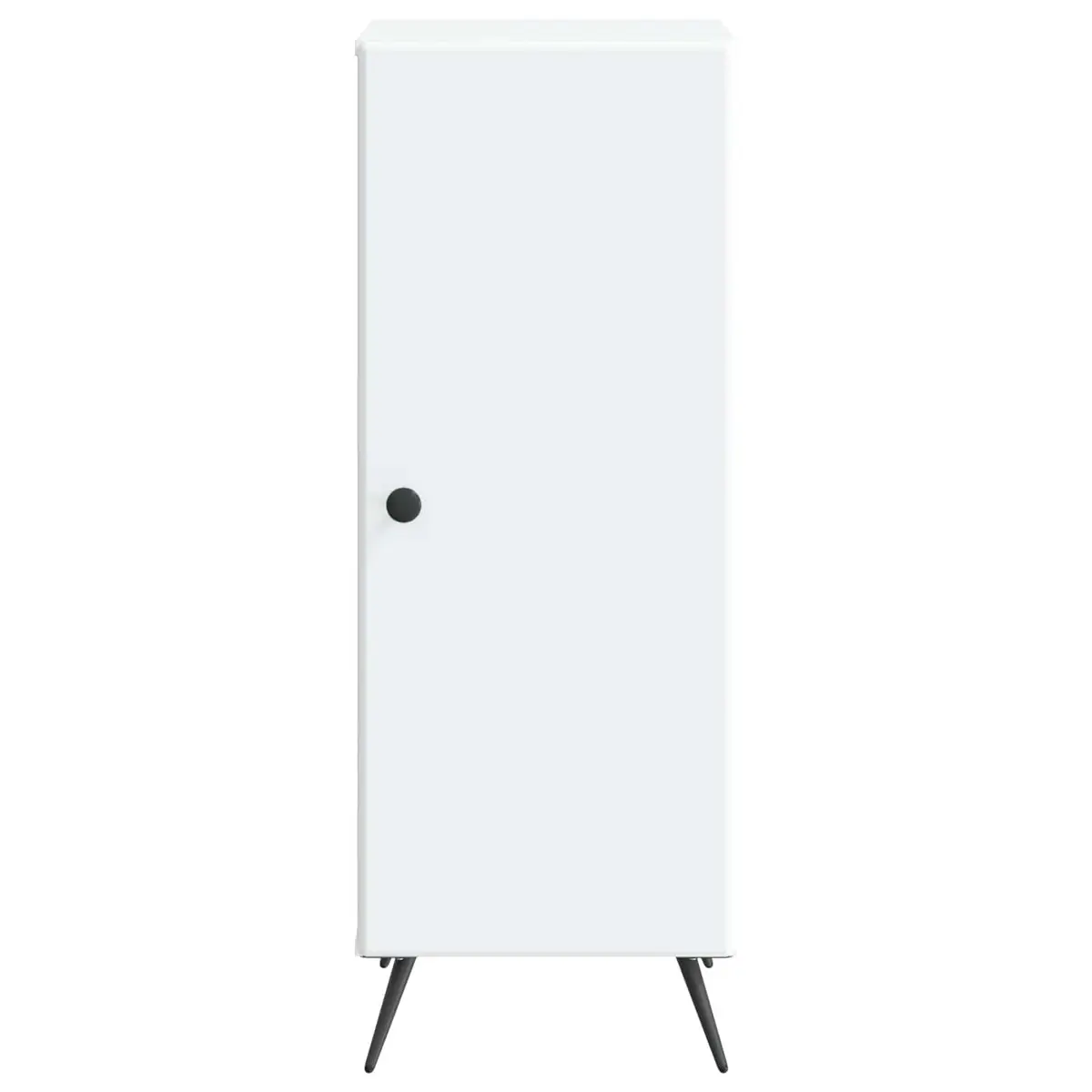 White Sideboard Buffet Cabinet Storage Engineered Wood Dining Room Furniture