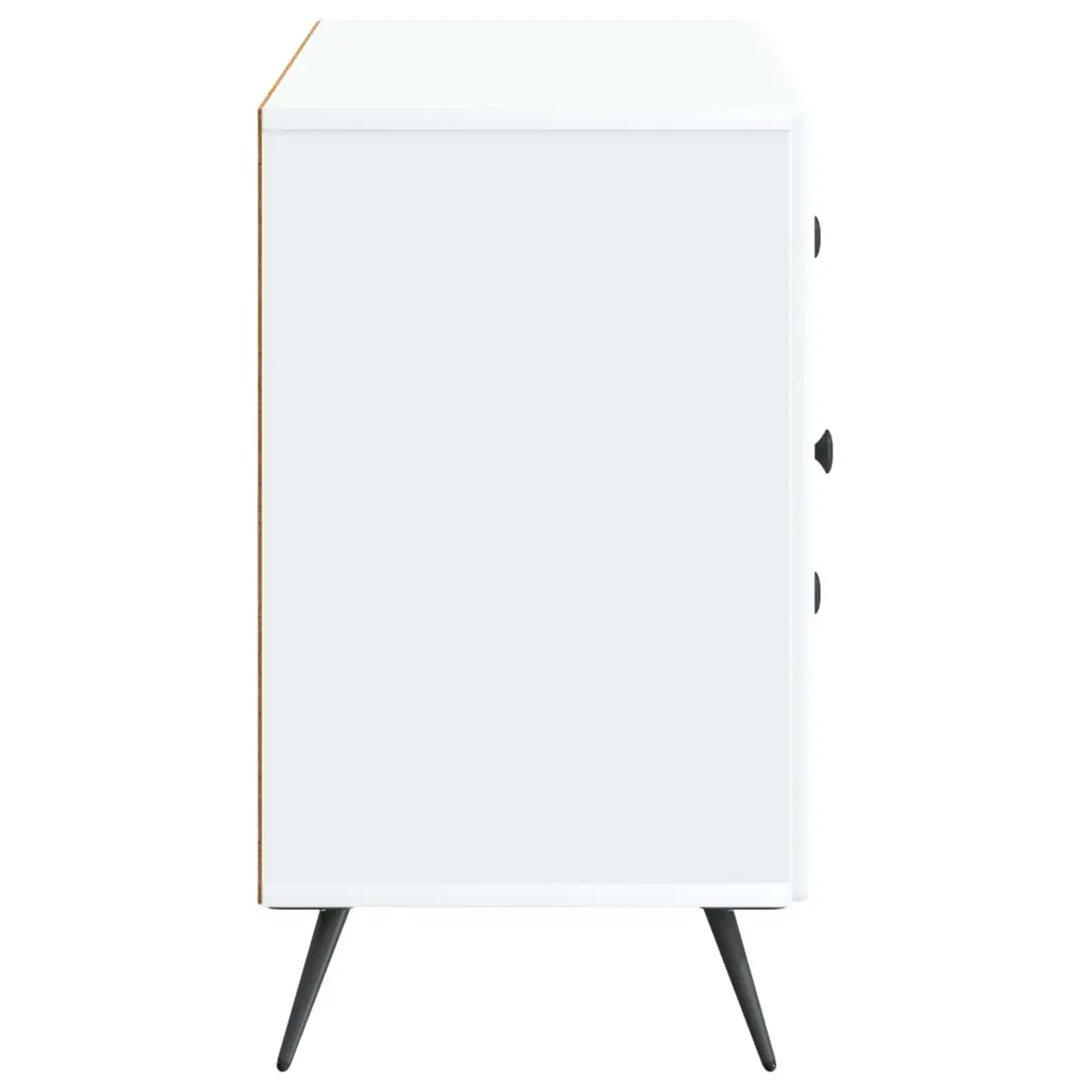 Sideboard Storage Cabinet Engineered Wood 89 x 34.5 x 60 cm White