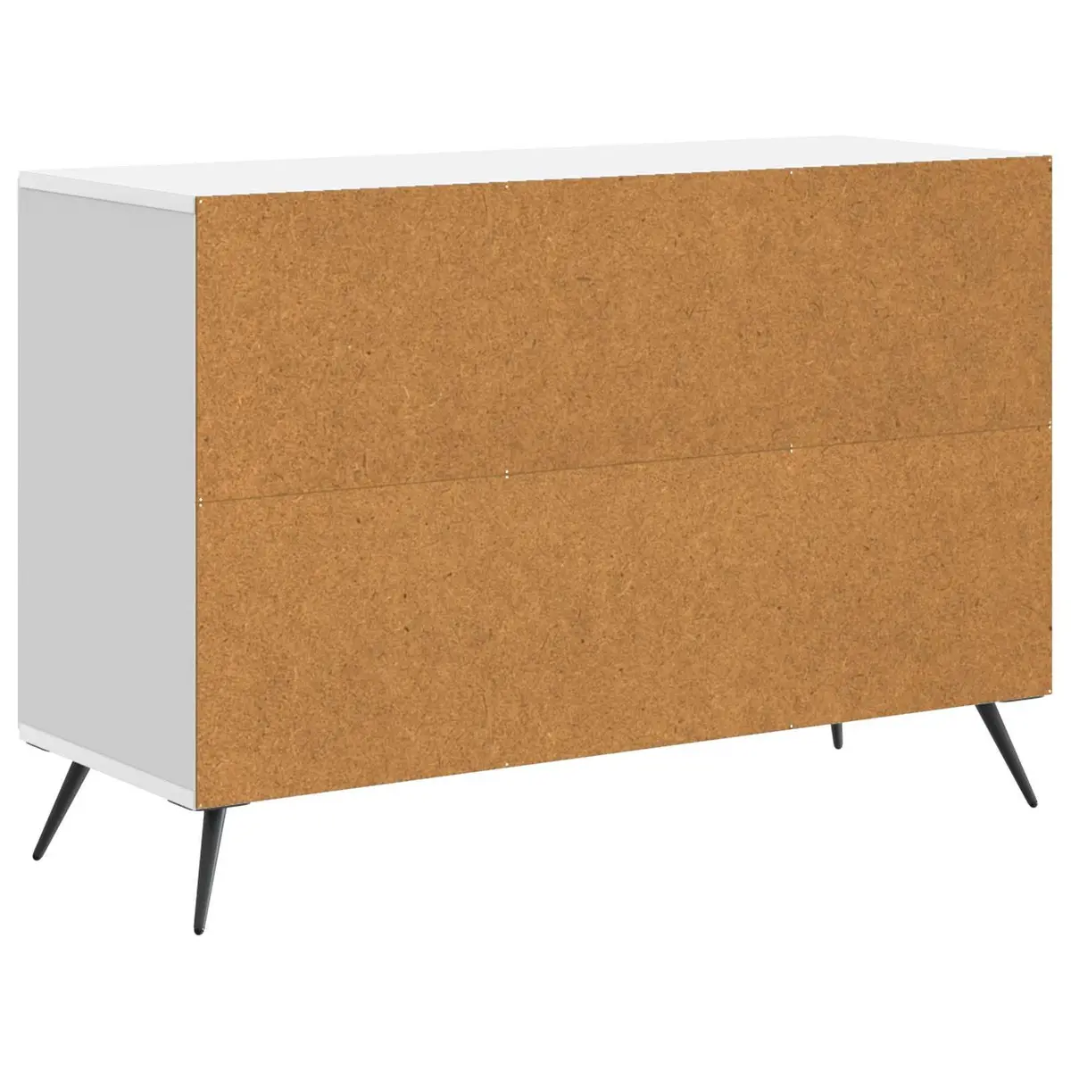 Sideboard Storage Cabinet Engineered Wood 89 x 34.5 x 60 cm White