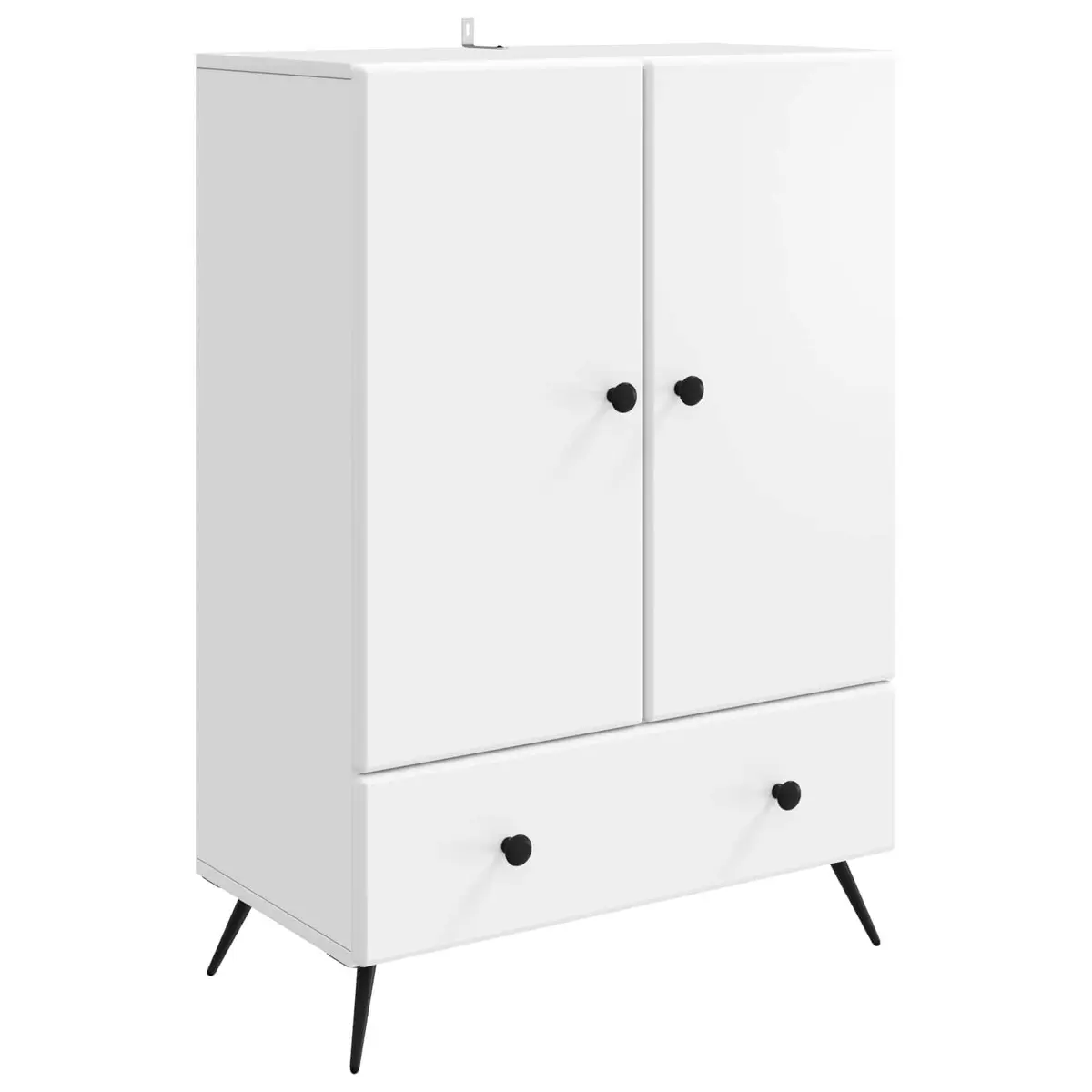 Sideboard Buffet Cabinet Engineered Wood 66x34.5x95cm White