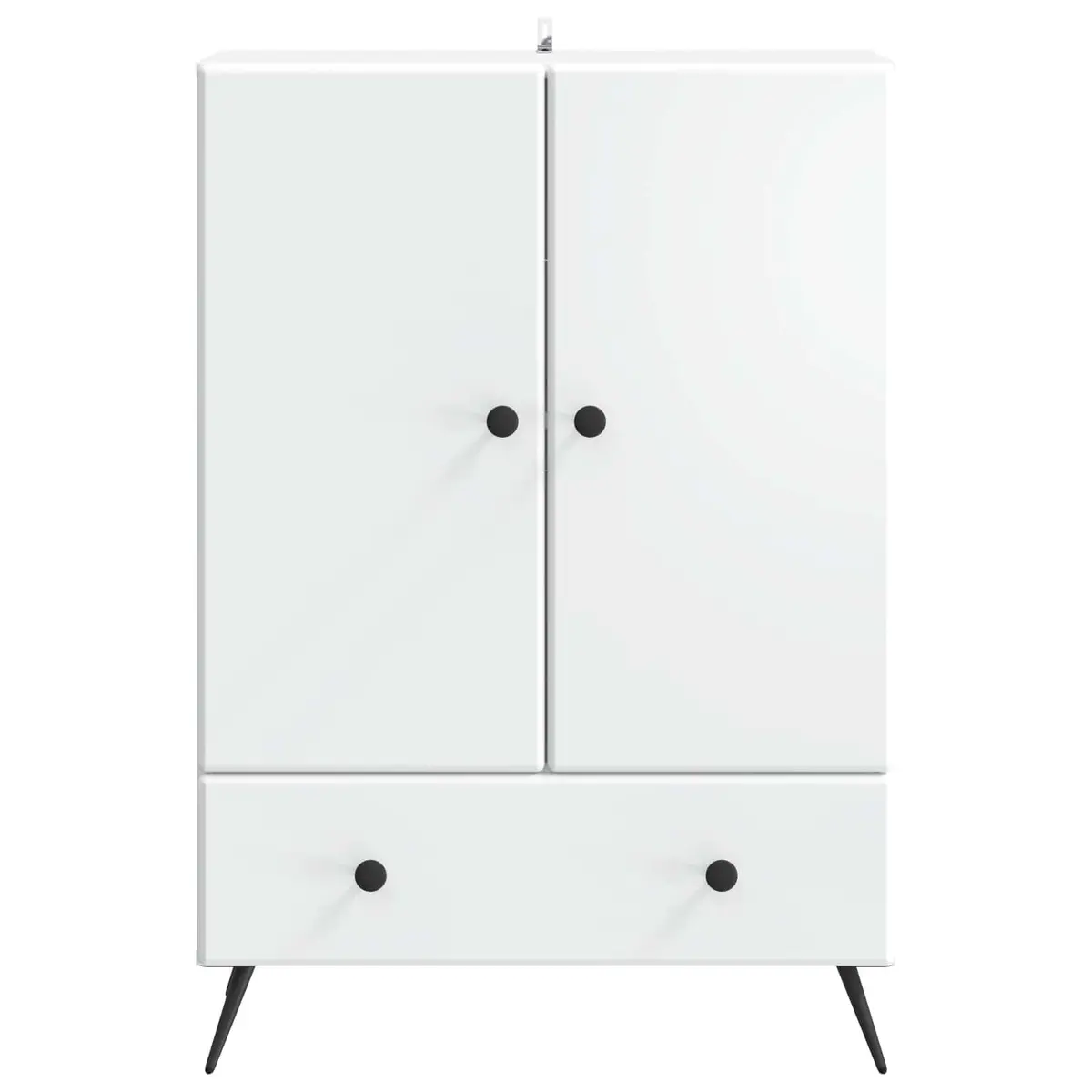 Sideboard Buffet Cabinet Engineered Wood 66x34.5x95cm White