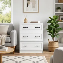 Functional White Drawer Cabinet for Any Room