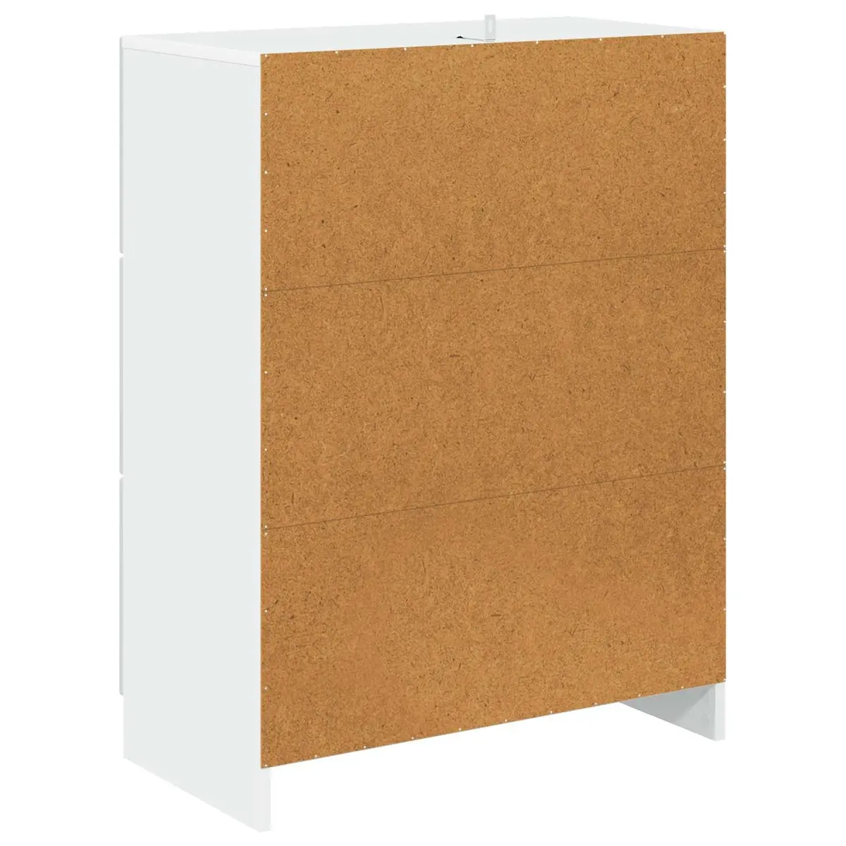 Drawer Cabinet Engineered Wood Modern Storage Furniture White 66x34.5x87cm