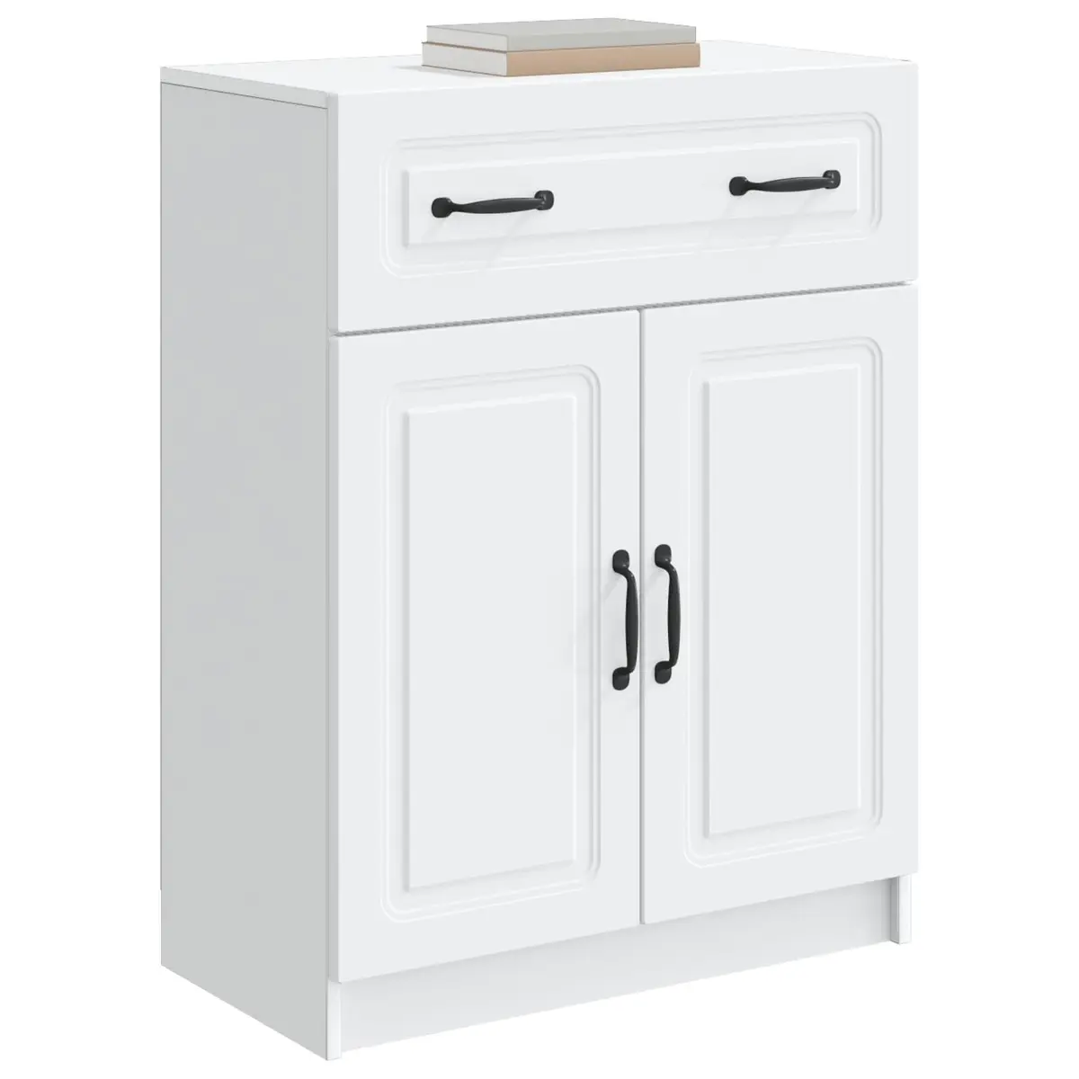Modern White Sideboard Storage Cabinet Living Room Dining Furniture Engineered