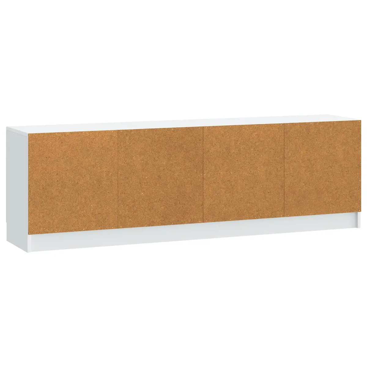 TV Cabinet Engineered Wood 150 x 31 x 47 cm White Living Room Media Storage Unit