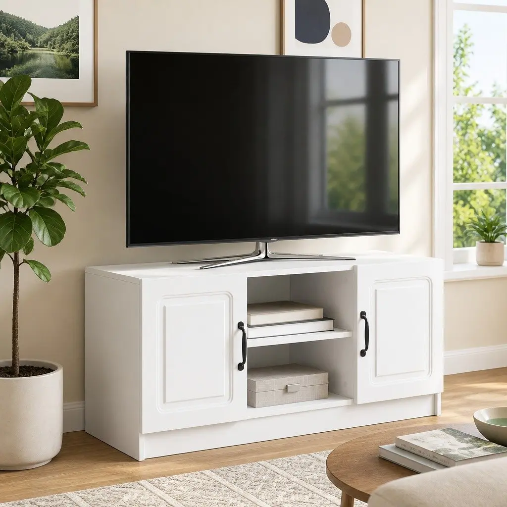 TV Cabinet for Media Storage and Decor