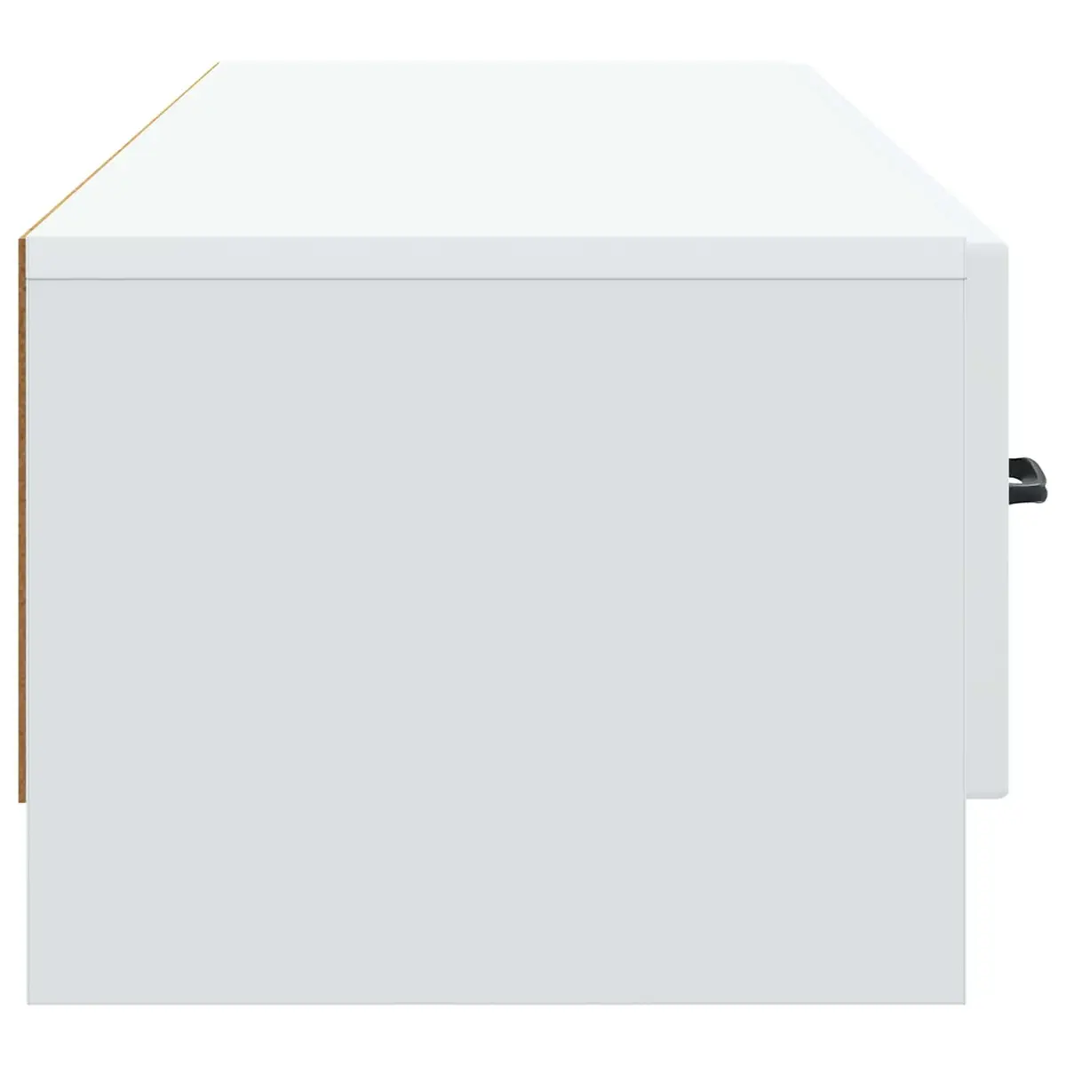 TV Cabinet Engineered Wood 147 x 34.5 x 27 cm White Modern Living Room Entertainment Unit