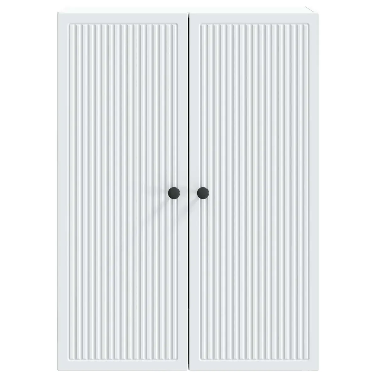 Wall-Mounted Storage Cabinet Engineered Wood 66 x 34.5 x 90 cm White Vintage