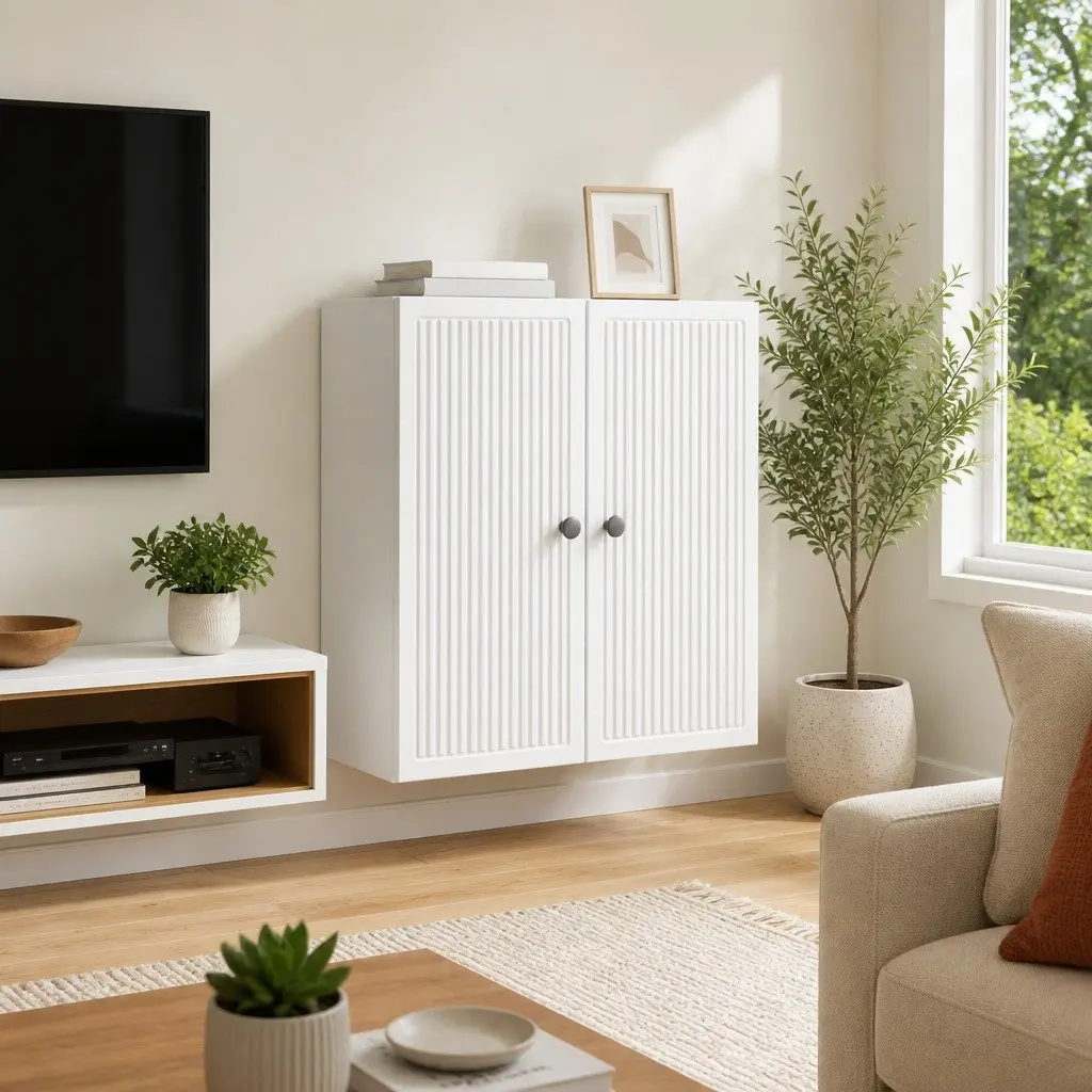 Wall-Mounted Storage Cabinet for Living Rooms & Bedrooms