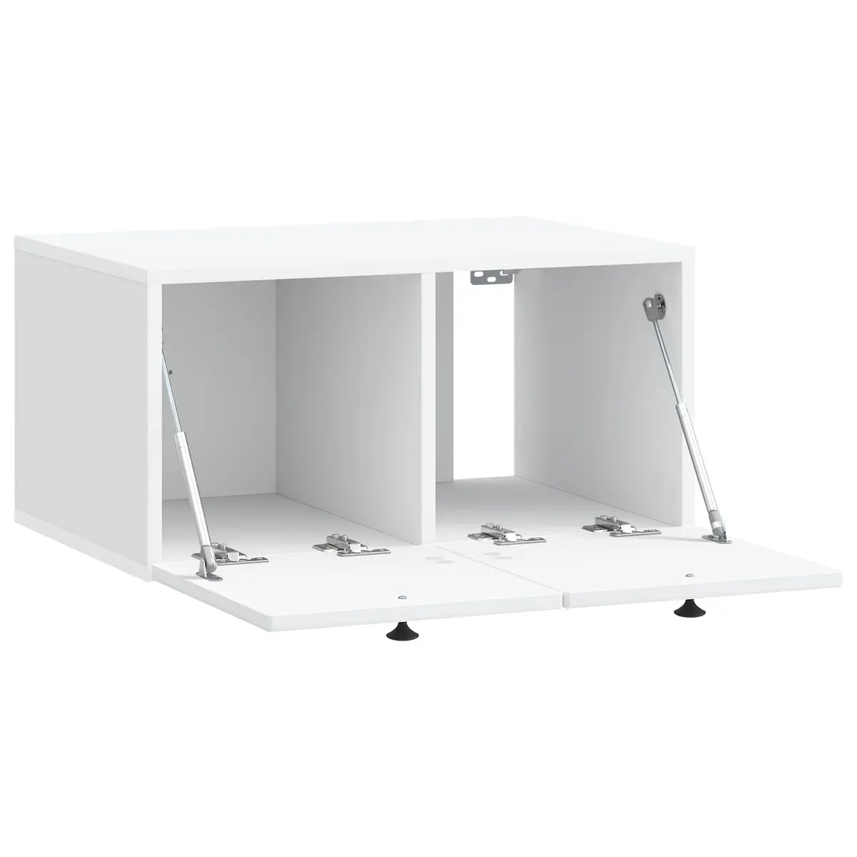 Wall-Mounted TV Cabinet in White