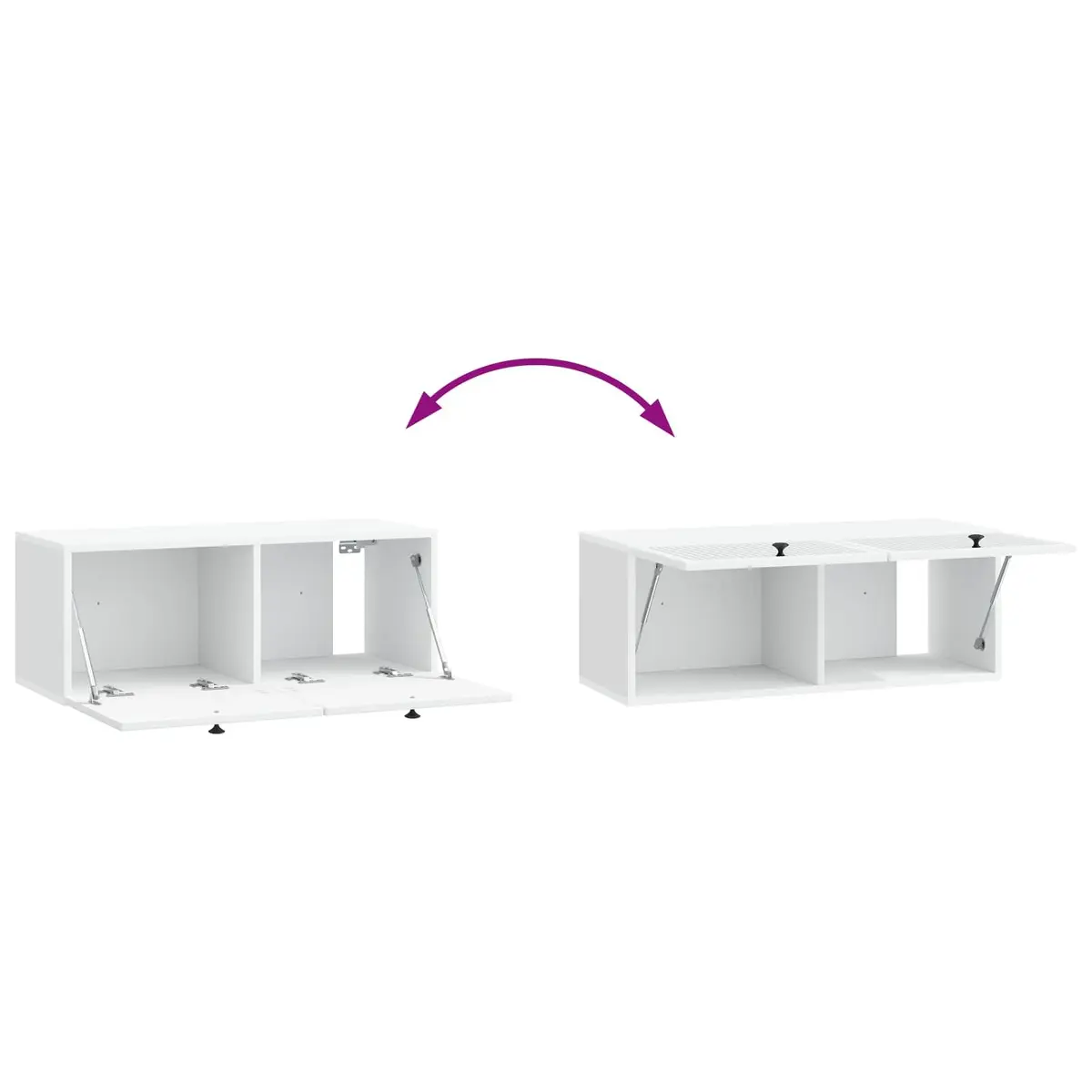 Wall-Mounted TV Cabinet for Entertainment
