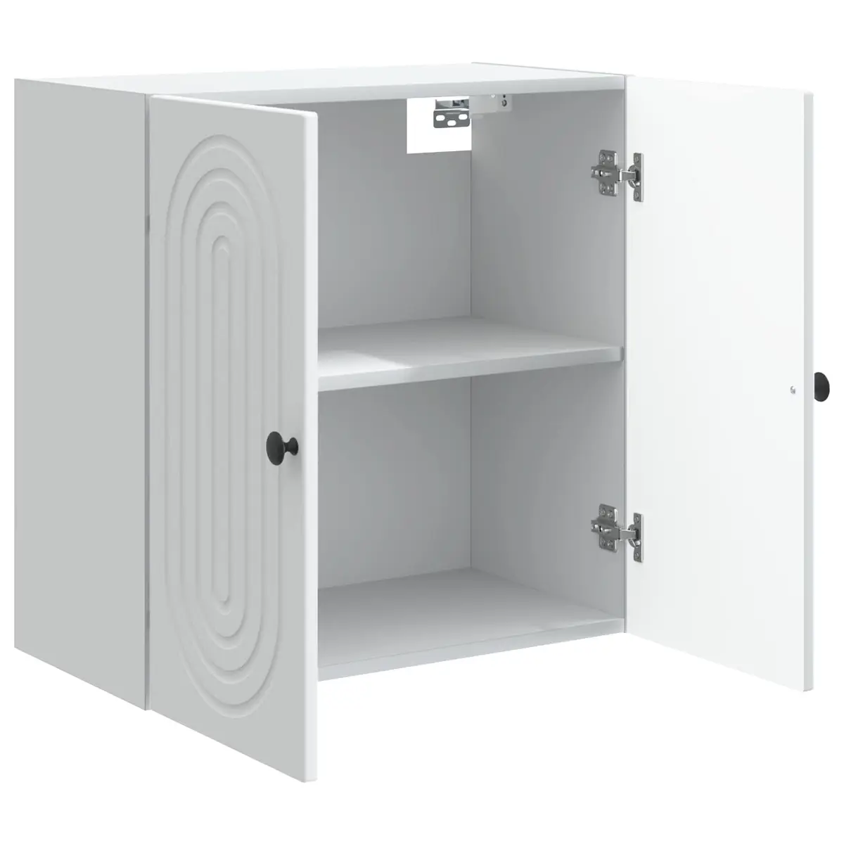 Wall-Mounted Storage Cabinet Engineered Wood 59 x 31 x 60 cm White