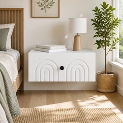 Versatile Wall-Mounted Cabinet for Bedroom and Living Areas