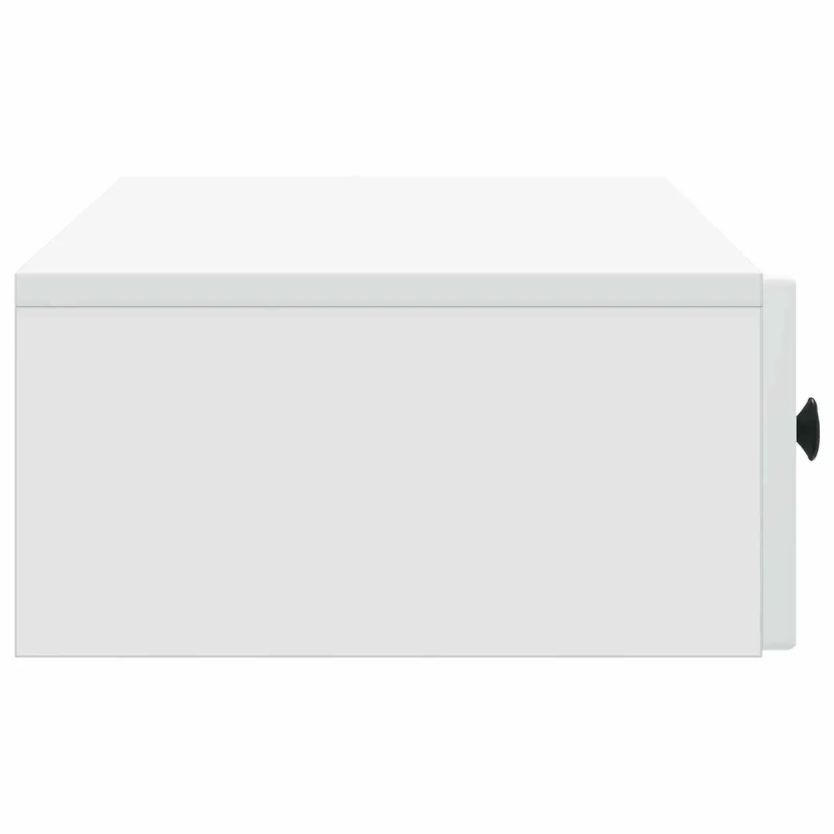 Wall-Mounted Side Table White Storage Cabinet Bedroom Living Room Display Unit