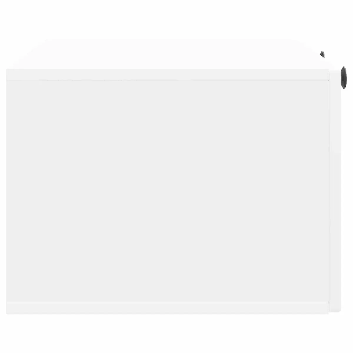 Wall-Mounted TV Cabinet Engineered Wood 78.5cm White Storage Unit