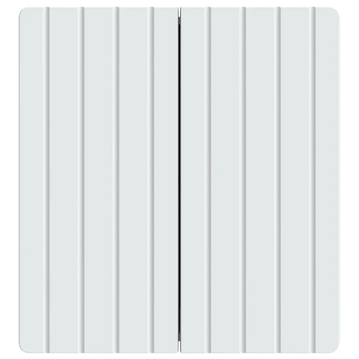 Wall-Mounted Cabinet Engineered Wood White 59x31x64cm with Swing Doors