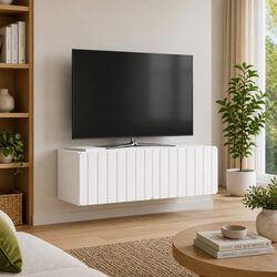 Practical Wall-Mounted TV Cabinet for Compact Spaces