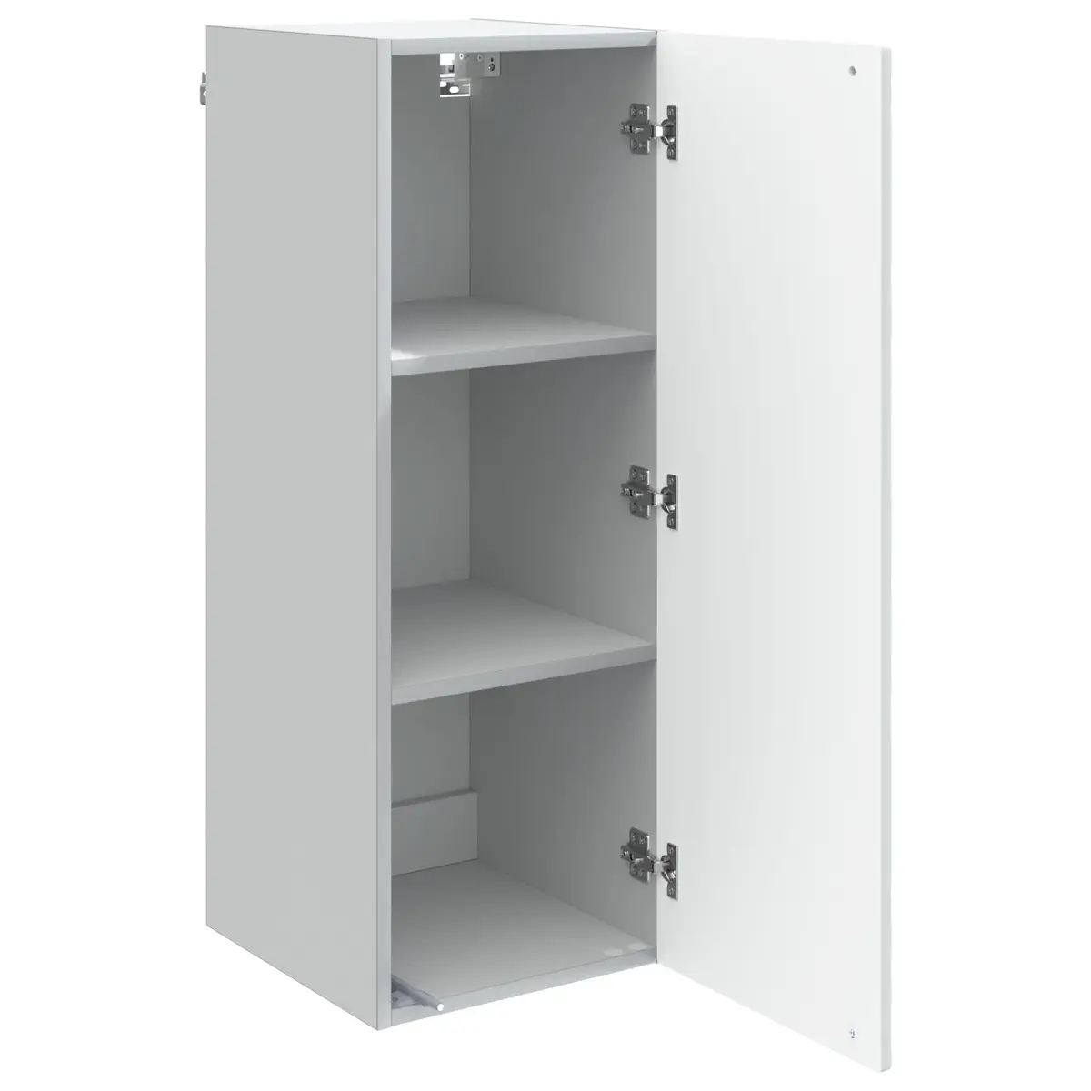 Wall-Mounted Cabinet with Drawer and Wheels