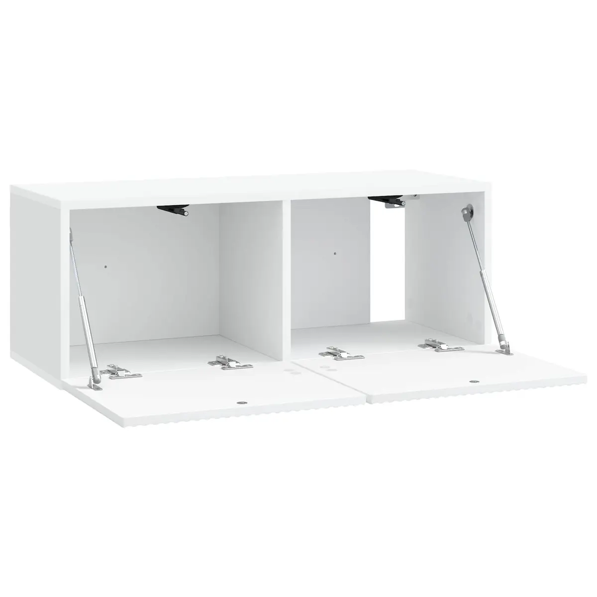 Wall-Mounted TV Cabinet Engineered Wood 78.5 x 31 x 30 cm White Modern Storage Unit