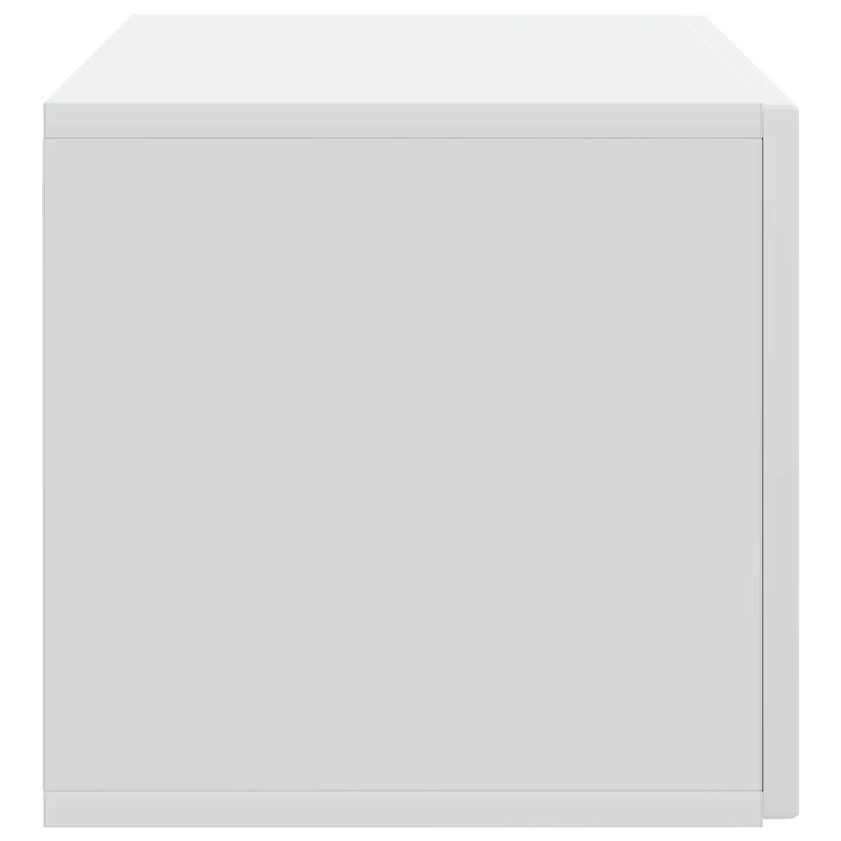 Wall-Mounted TV Cabinet Engineered Wood 78.5 x 31 x 30 cm White Modern Storage Unit