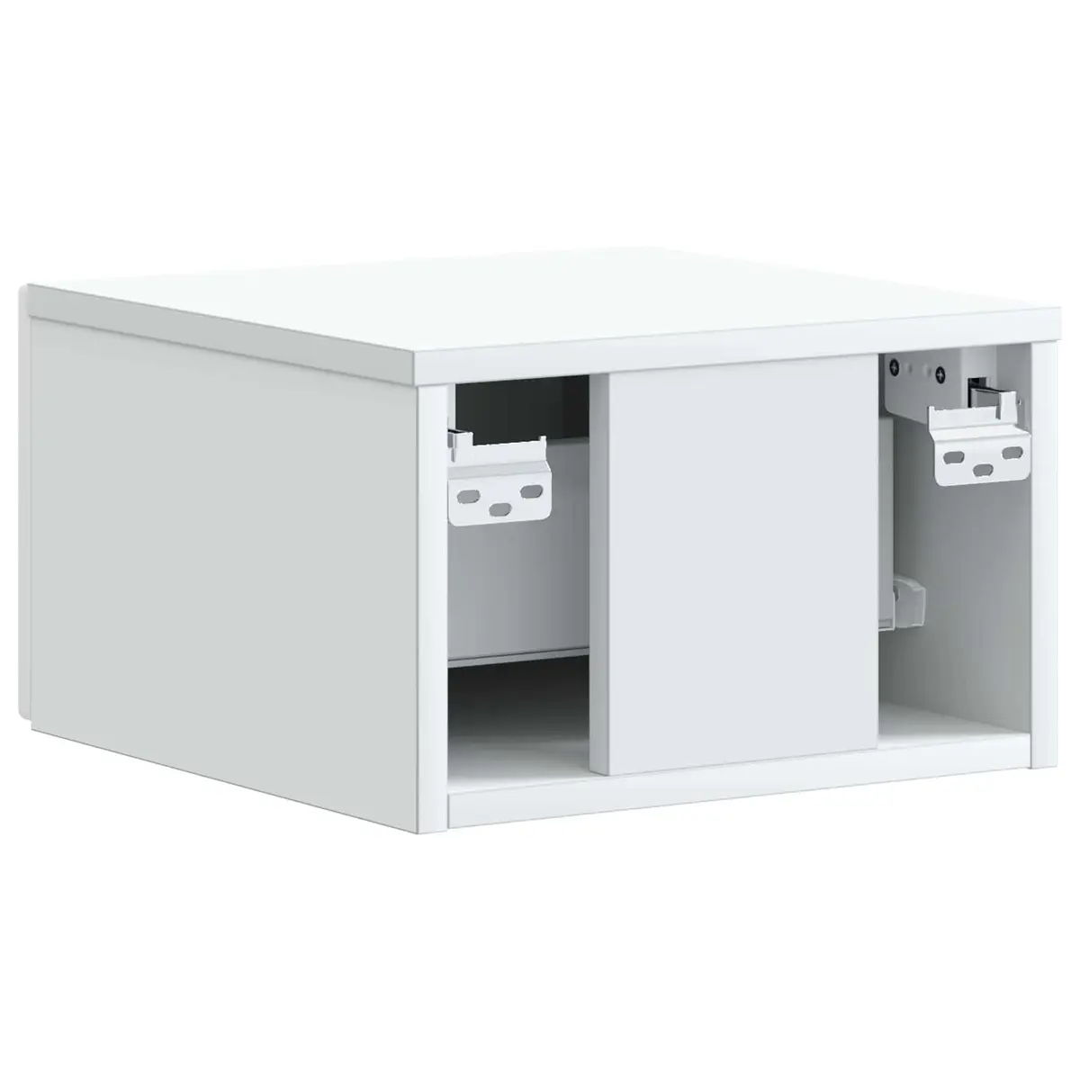 Wall-Mounted Bedside Cabinet Engineered Wood 34.5 x 33 x 20 cm White