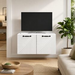 Practical Wall-Mounted TV Cabinet for Home Use