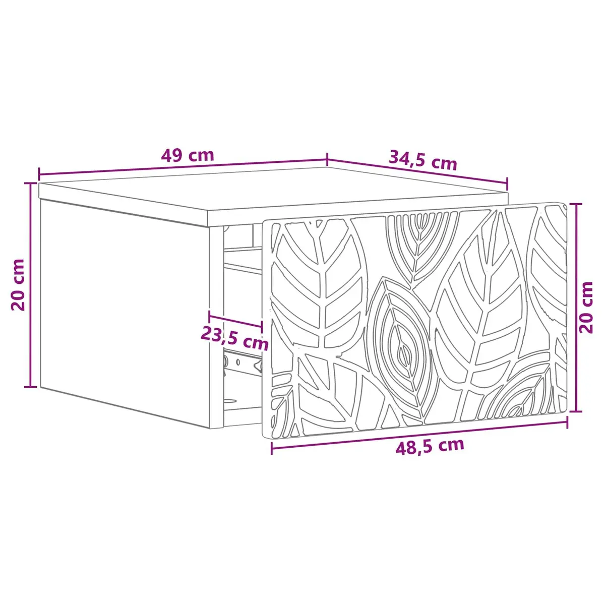 Nightstand for Small Spaces at Home