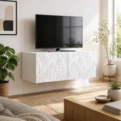 Functional Wall-Mounted TV Cabinet for Any Living Room