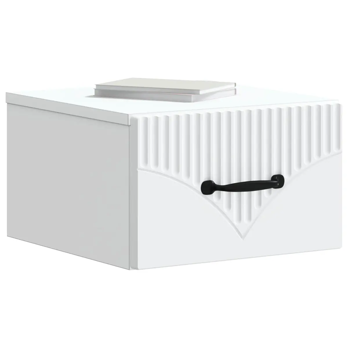 White Wall-Mounted Cabinet for Small Spaces