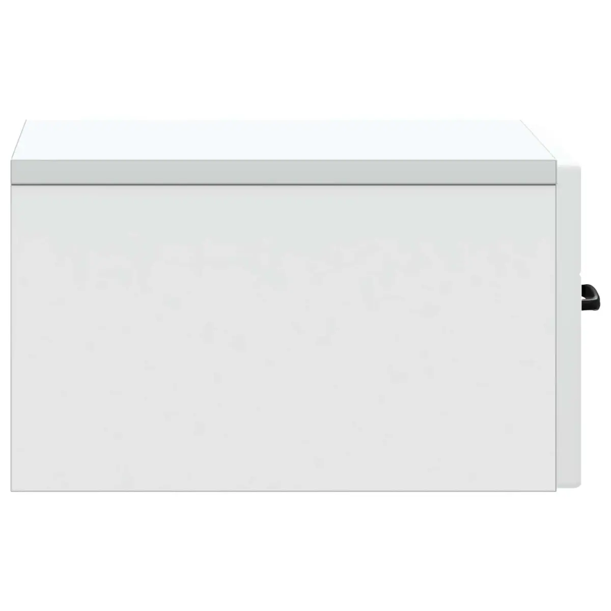 White Wall-Mounted Cabinet for Small Spaces