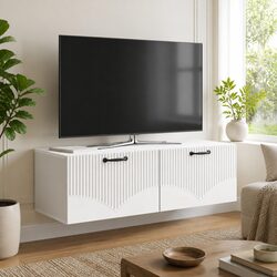 Functional Wall-Mounted TV Cabinet for Practical Living Spaces