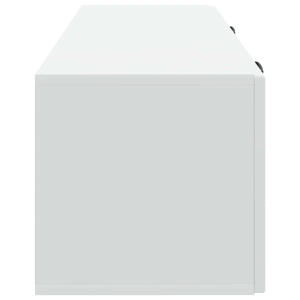 Wall-Mounted TV Cabinet White Modern Storage Unit Media Entertainment Console