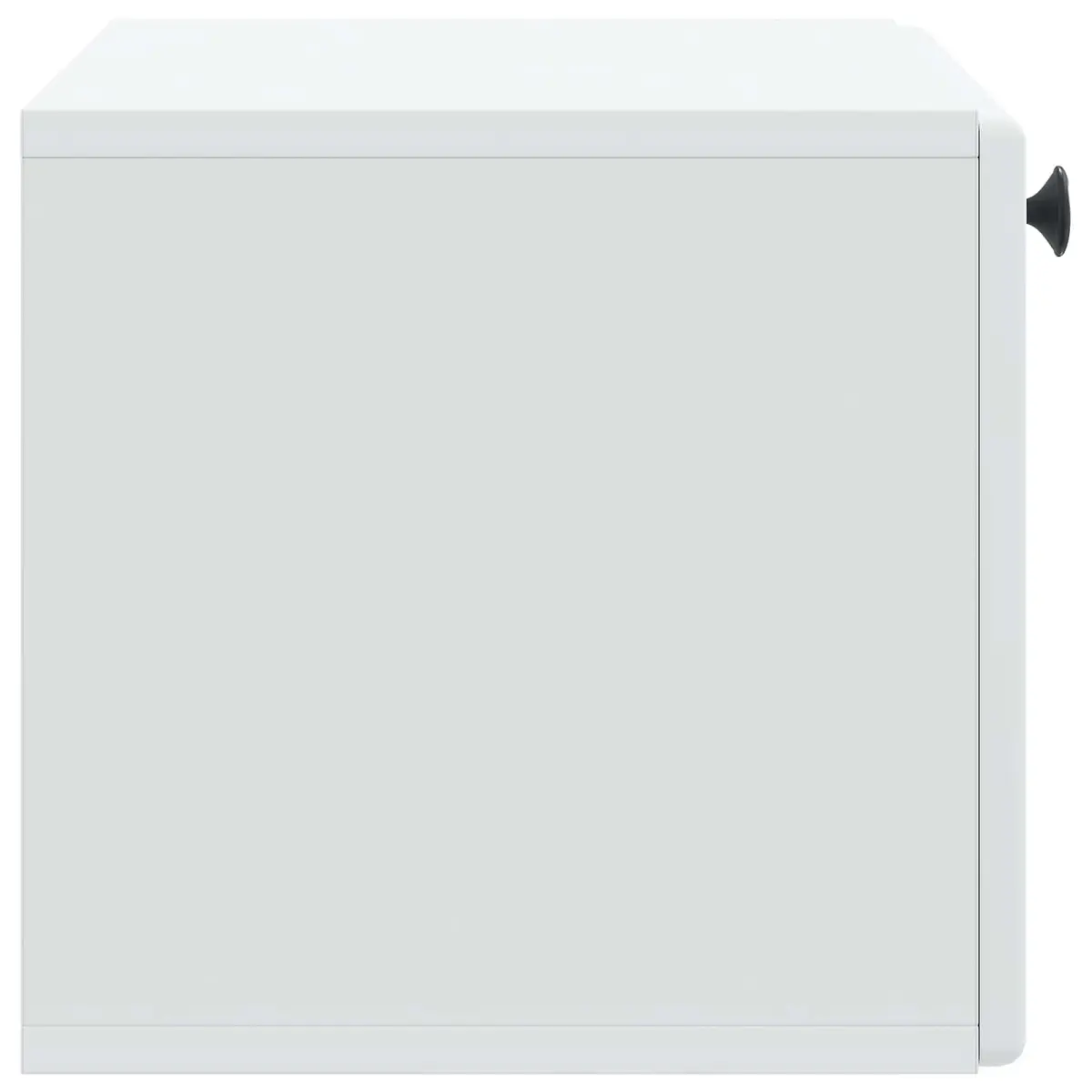 Wall-Mounted TV Cabinet 59.5 x 31 x 30 cm White Engineered Wood Storage Unit
