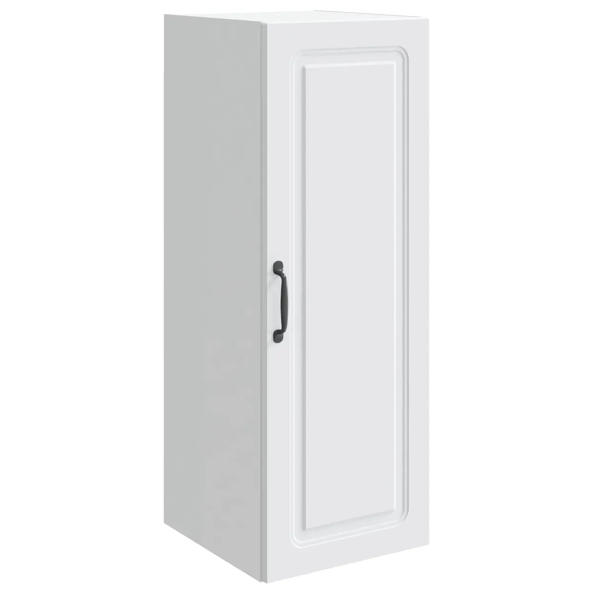 Wall-Mounted Cabinet Engineered Wood White 33x34.5x90cm Adjustable Shelves