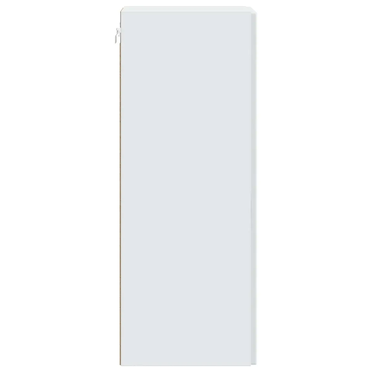 Wall-Mounted Cabinet Engineered Wood White 33x34.5x90cm Adjustable Shelves