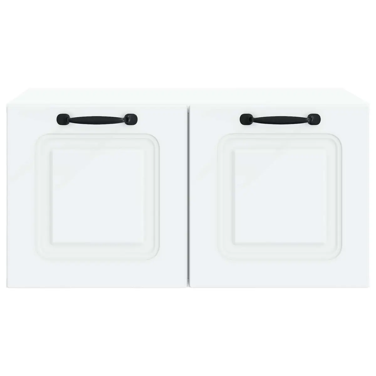 Wall-Mounted TV Cabinet Engineered Wood 59.5 x 41 x 30 cm White Modern Living Room Storage