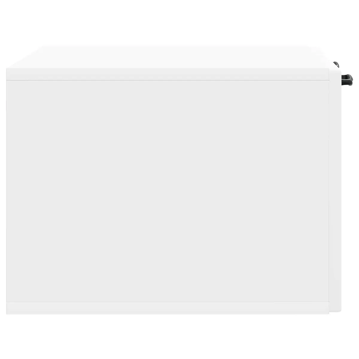 Wall-Mounted TV Cabinet Engineered Wood 59.5 x 41 x 30 cm White Modern Living Room Storage