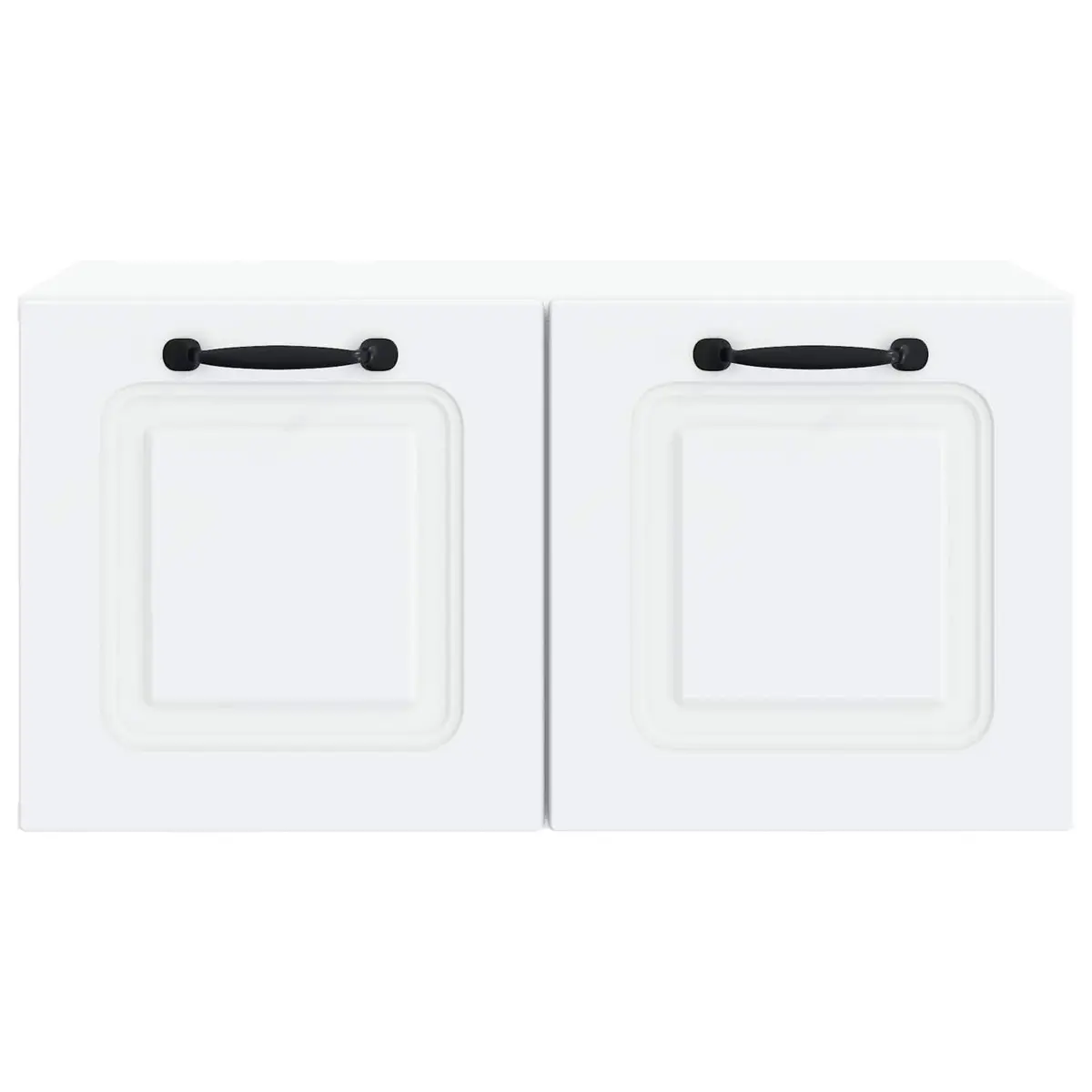 Wall-Mounted TV Cabinet White 59.5 x 31 x 30 cm Entertainment Unit Storage