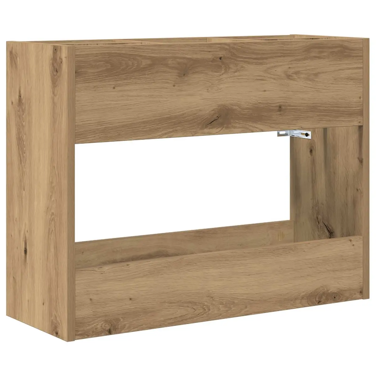 Wooden Umbrella Stand Storage Rack Engineered Wood Brown 65 x 24 x 50 cm