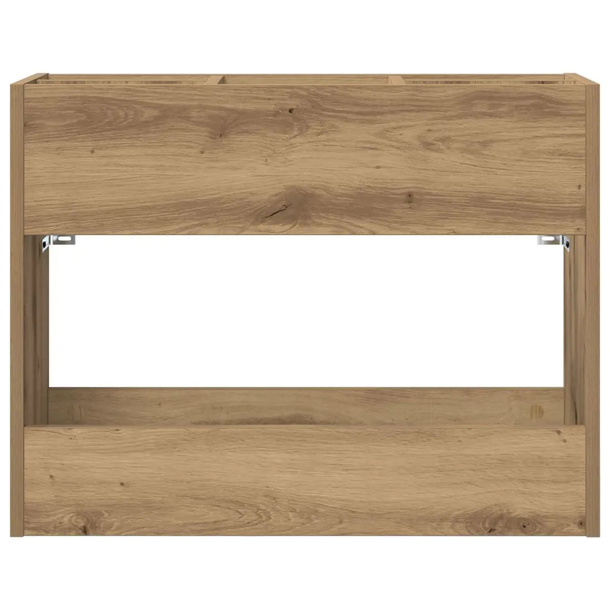 Wooden Umbrella Stand Storage Rack Engineered Wood Brown 65 x 24 x 50 cm