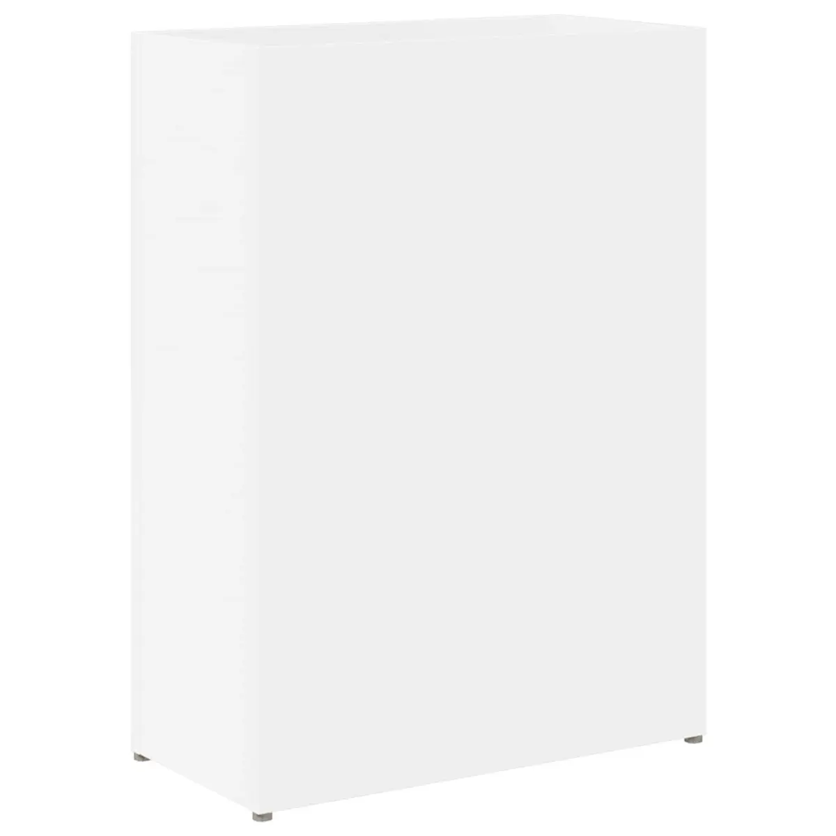 Umbrella Stand Engineered Wood Rectangular White 40 x 20 x 55.5 cm Modern Home Storage Rack