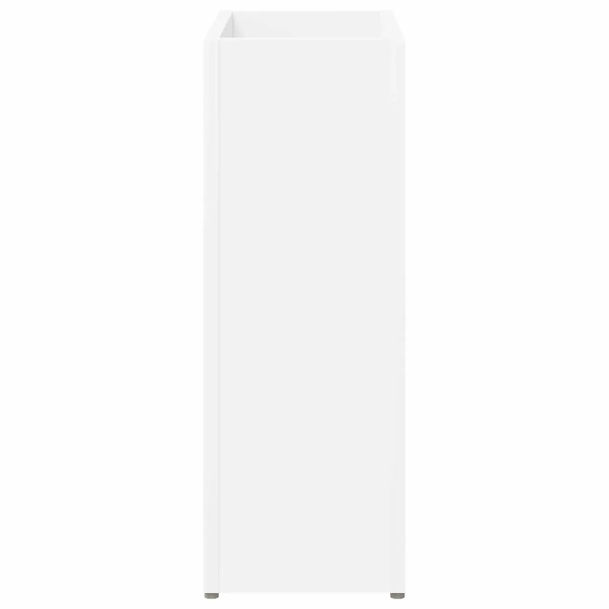 Umbrella Stand Engineered Wood Rectangular White 40 x 20 x 55.5 cm Modern Home Storage Rack