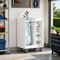Ideal Wooden Golf Cabinet for Home Organization